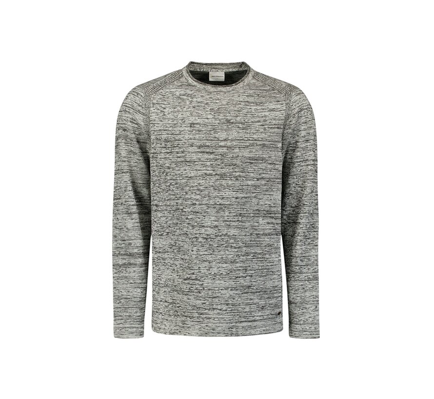 No Excess Pullover Crewneck 2 Coloured Melange (26211108 - 013)