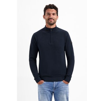 No Excess Pullover Half Zip Plated Structure Knit Night (29230813SN - 078)