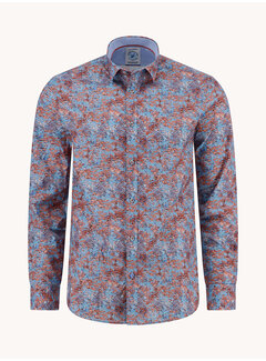 A Fish Named Fred A Fish Named Fred Overhemd Watercolor Lily (33.001.451)