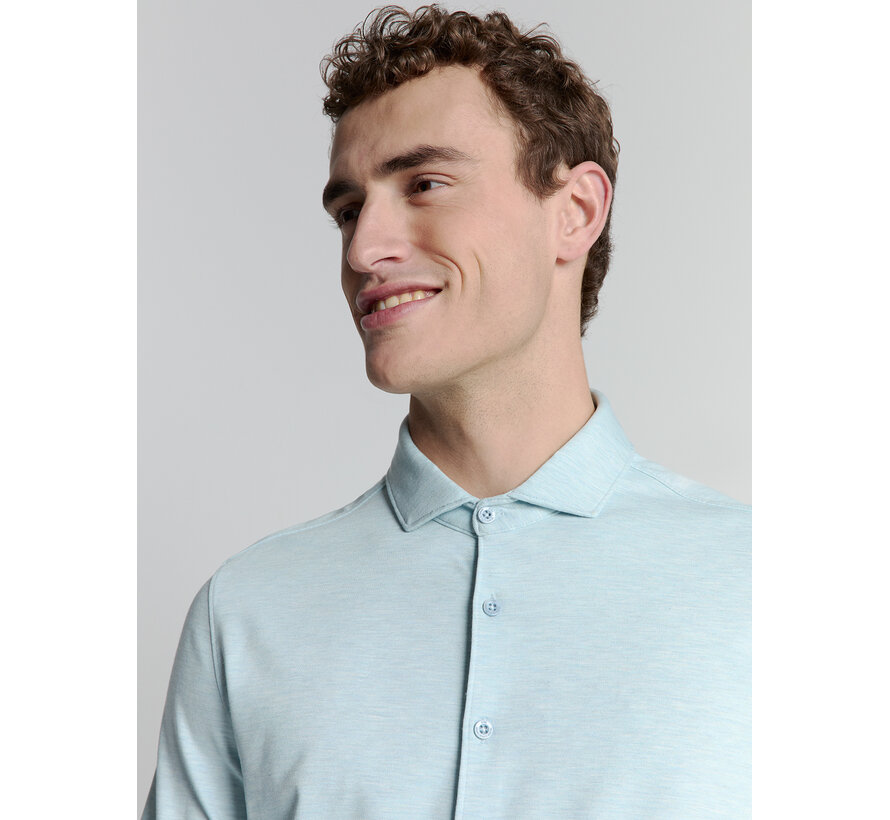 No Excess Shirt Jersey Melange Stretch Ice (27410180 - 151)