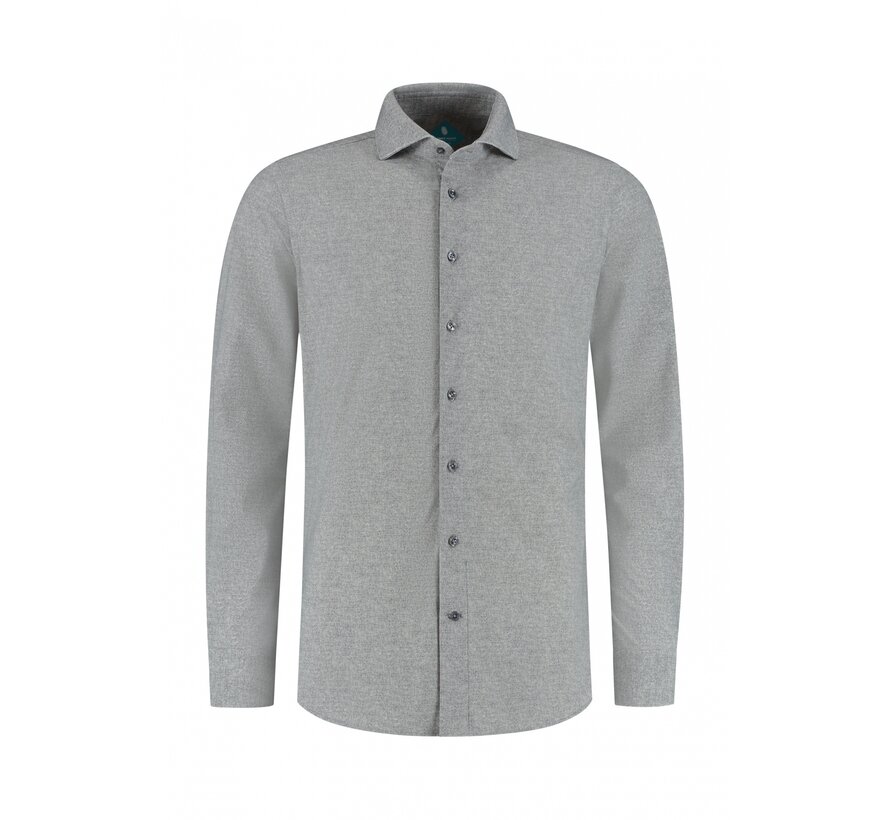 District Indigo Overhemd Pique Performance Mel. Antra (7.42.025.776 - 024)