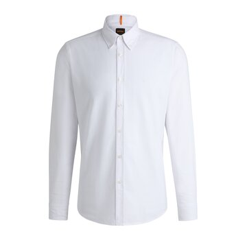 HUGO BOSS Orange Overhemd Rickert Regular Fit White (50519707 - 100)