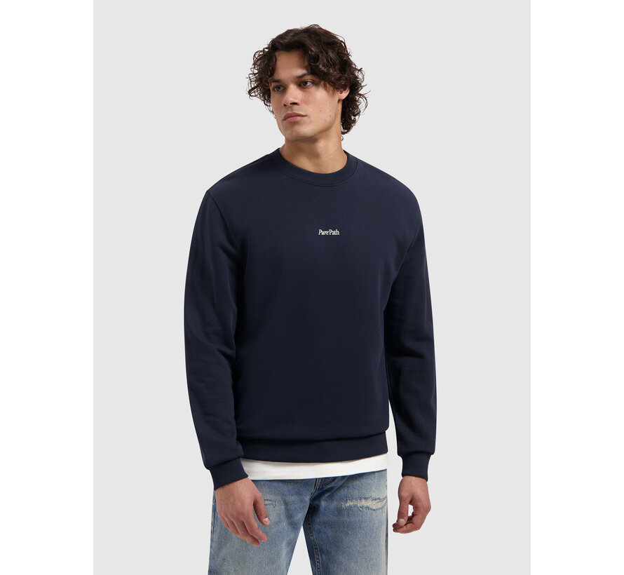 Sweater Trio of Flowers Navy (26010309 - 57)