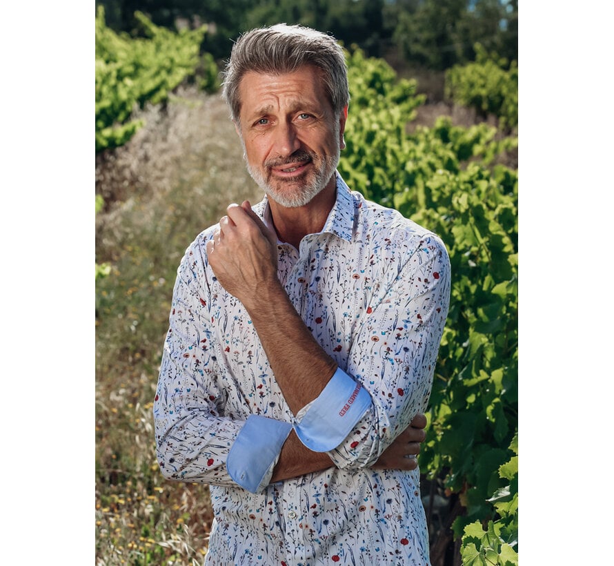 A Fish Named Fred Overhemd Shirt Wild Flowers Multicolor (33.003 - 073)