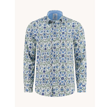 A Fish Named Fred Overhemd Shirt Art Nouveau Thyme (33.007 - 312)