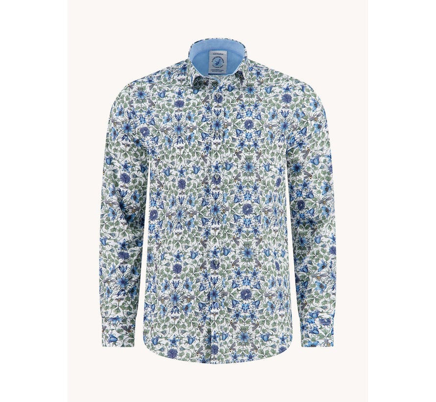 A Fish Named Fred Overhemd Shirt Art Nouveau Thyme (33.007 - 312)