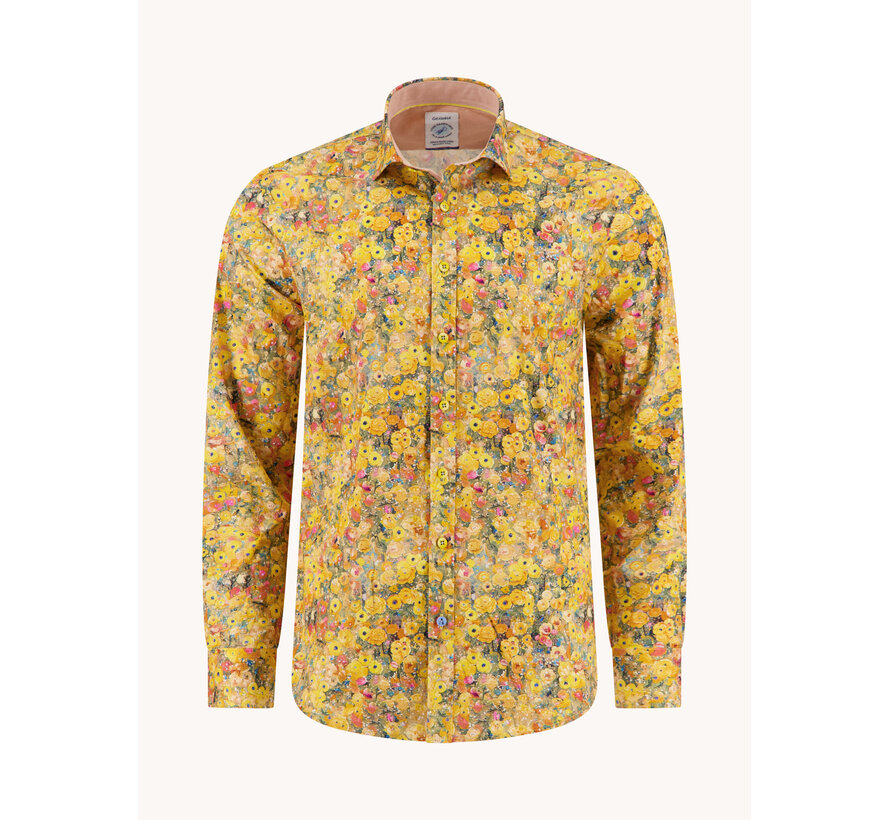 Overhemd Shirt Klimt Flower Yellow (33.011 - 507)