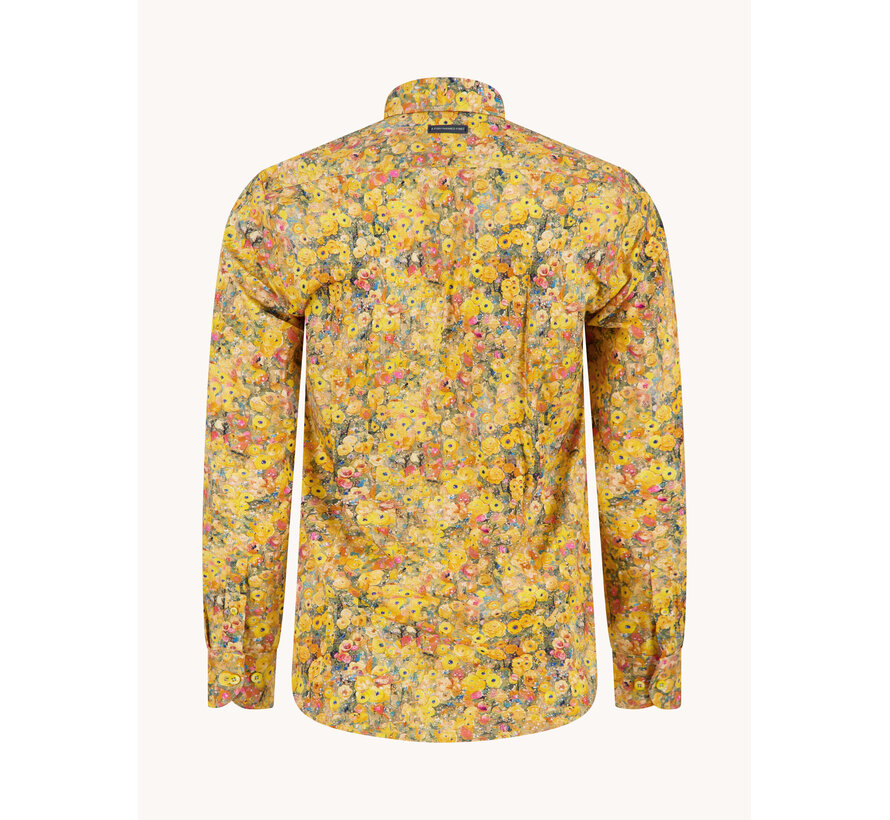 A Fish Named Fred Overhemd Shirt Klimt Flower Yellow (33.011 - 507)