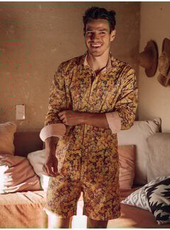 A Fish Named Fred A Fish Named Fred Overhemd Shirt Klimt Flower Yellow (33.011 - 507)