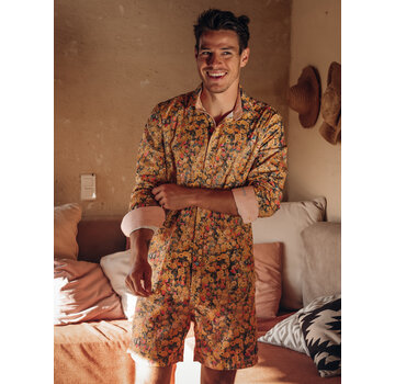 A Fish Named Fred A Fish Named Fred Overhemd Shirt Klimt Flower Yellow (33.011 - 507)