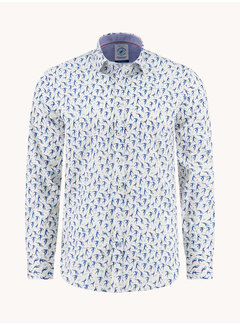 A Fish Named Fred Overhemd Shirt Dancing Offwhite (33.015 - 101)