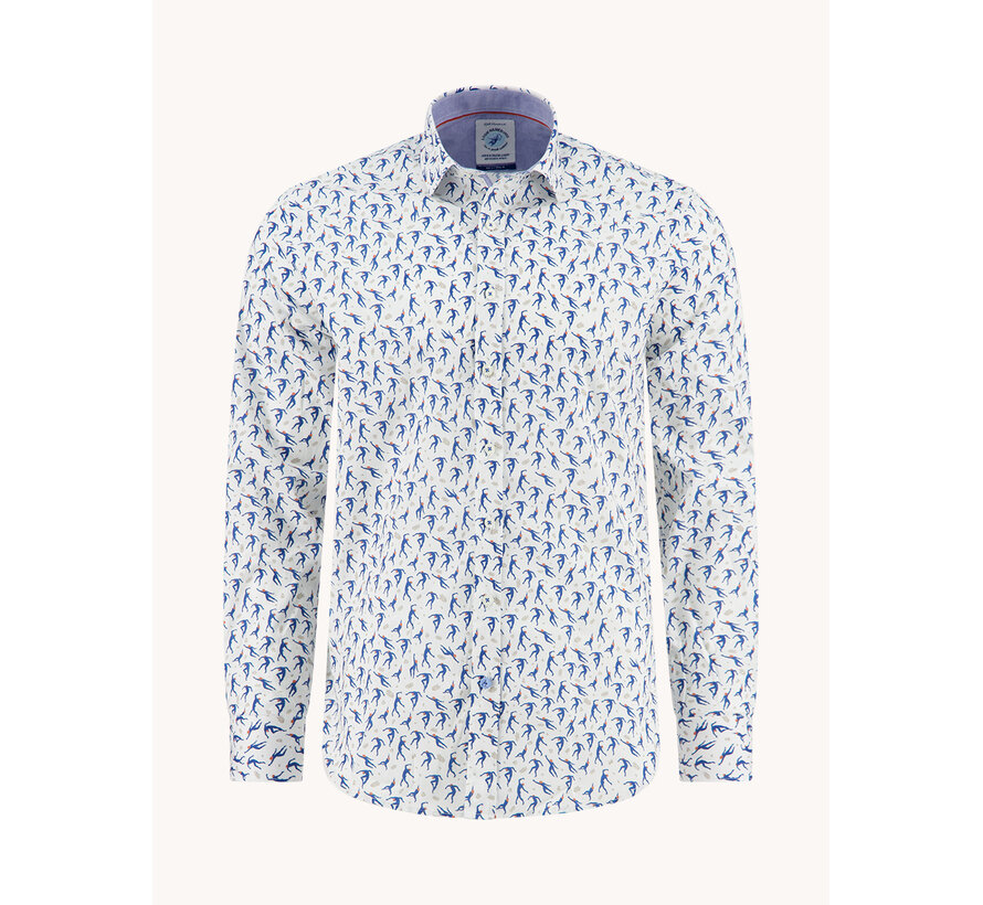 Overhemd Shirt Dancing Offwhite (33.015 - 101)