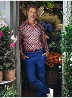 A Fish Named Fred A Fish Named Fred Overhemd Shirt Graphic Fish Multicolor All Color (33.019 - 073)