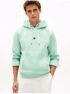 Tommy Hilfiger Logo Hooded Sweater Mint (MW0MW11599 - MAI)
