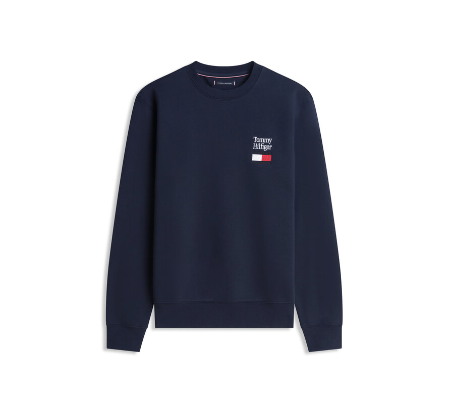 Tommy Hilfiger Sweater Embro. Flag Navy (MW0MW42778 - DW5)