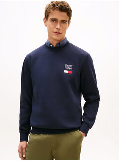 Tommy Hilfiger Tommy Hilfiger Sweater Embro. Flag Navy (MW0MW42778 - DW5)