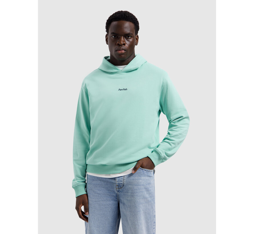 Hooded Sweater Bold Emblem Mint (26010303 - 14)