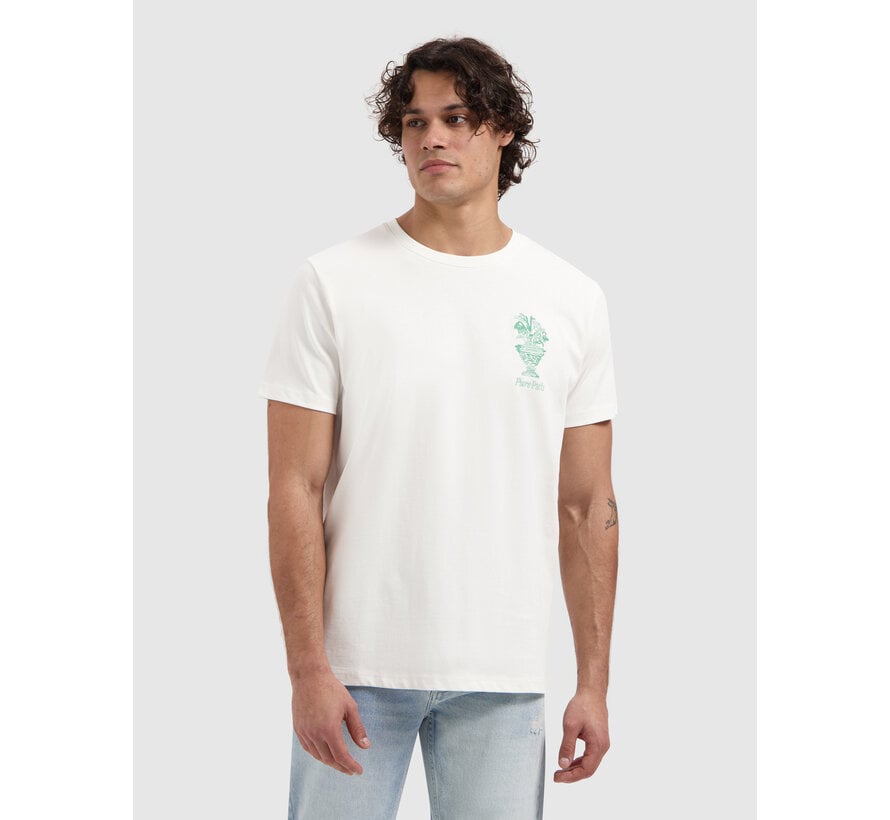Pure Path T-shirt Embroidered Vase Off White (26010106 - 45)