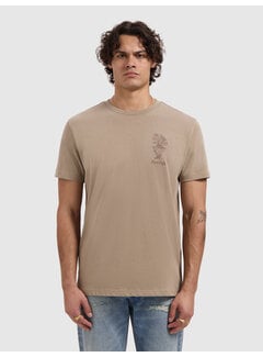 Pure Path Pure Path T-shirt Embroidered Vase Taupe (26010106 - 53)
