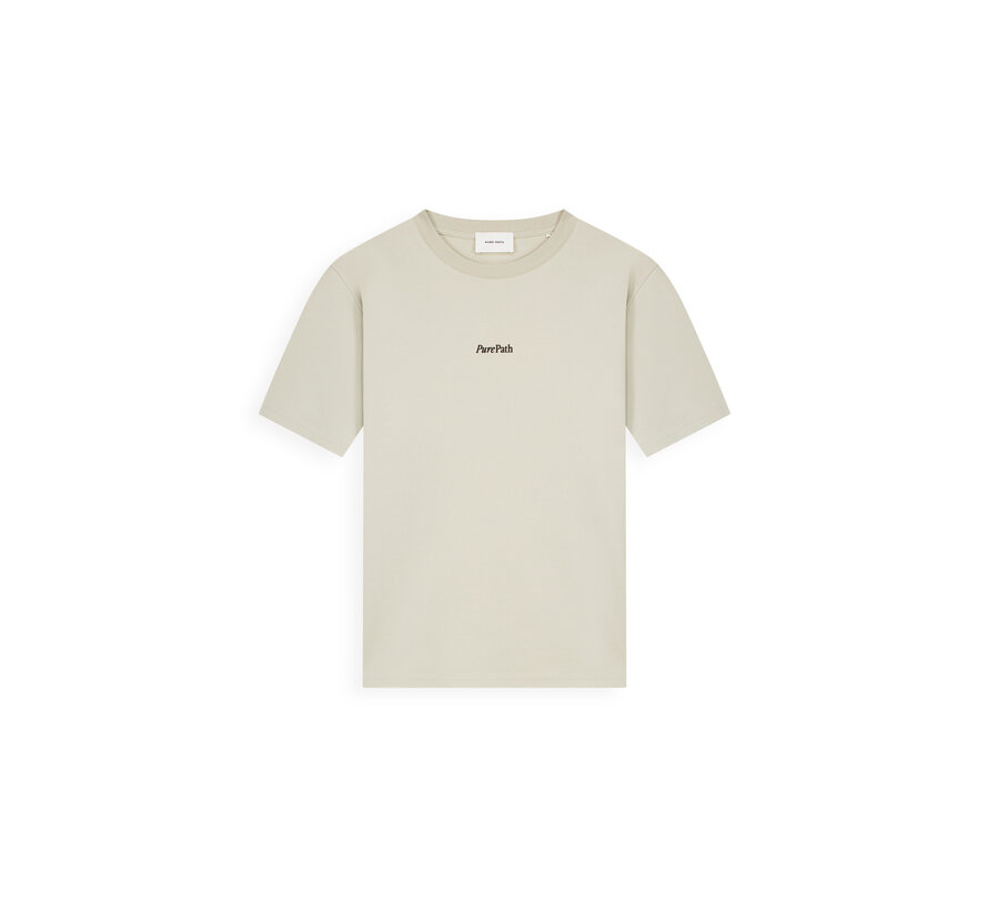 Pure Path T-shirt Bold Emblem Sand (26010107 - 46)
