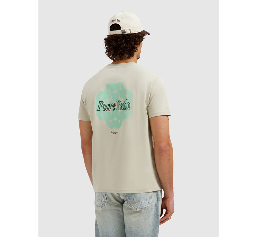 Pure Path T-shirt Bold Emblem Sand (26010107 - 46)