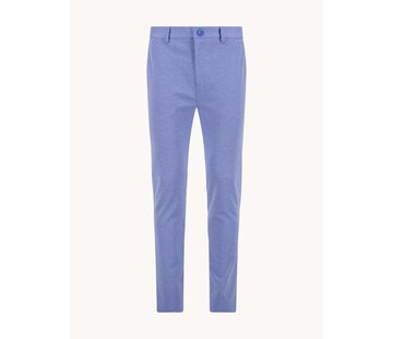 A Fish Named Fred Chino Trouser Melange Pique Light Blue (33.204 - 610)