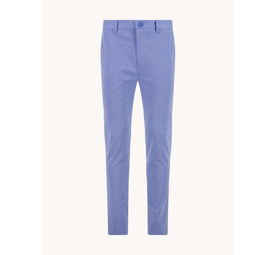 Chino Trouser Melange Pique Light Blue (33.204 - 610)