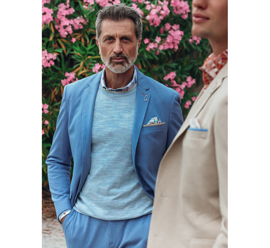 Colbert Blazer Melange Pique Light Blue (33.104 - 610)