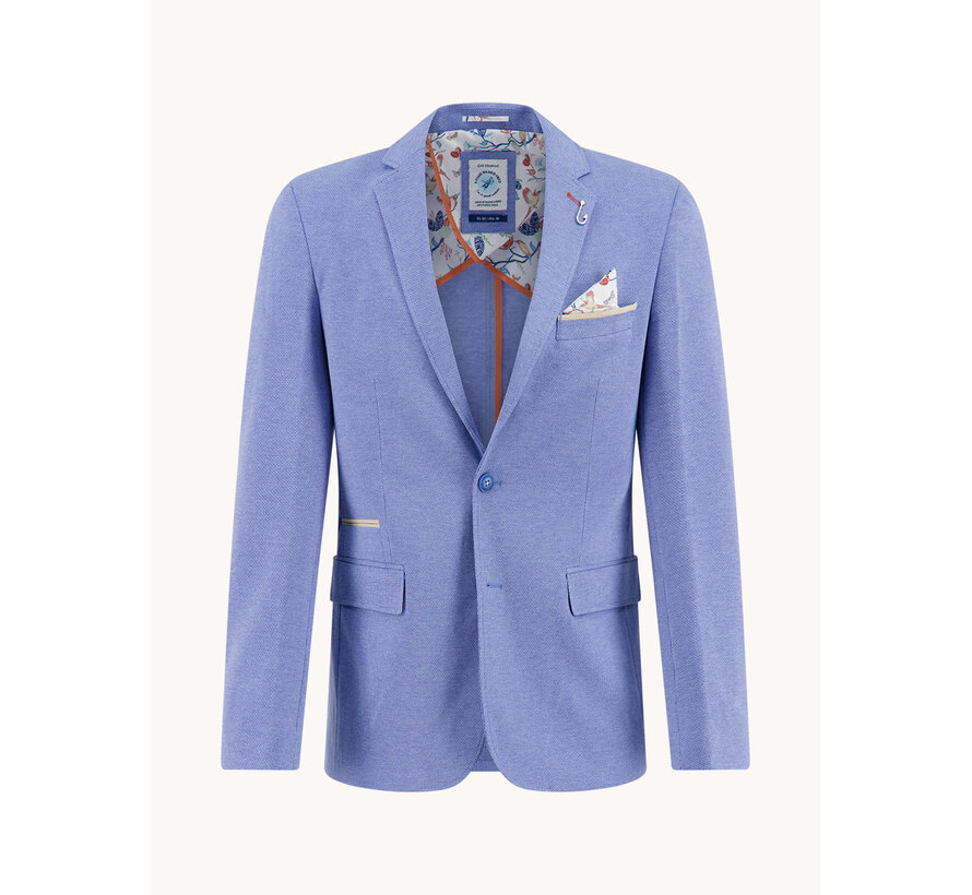 Colbert Blazer Melange Pique Light Blue (33.104 - 610)