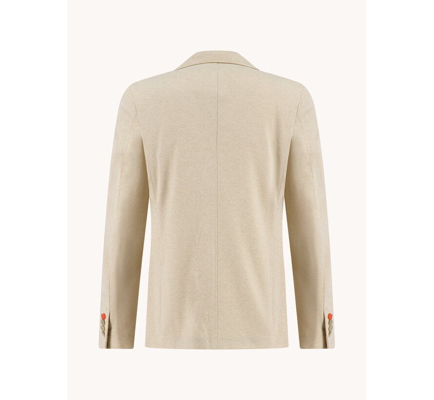 Colbert Blazer Melange Pique Sand (33.104 - 205)