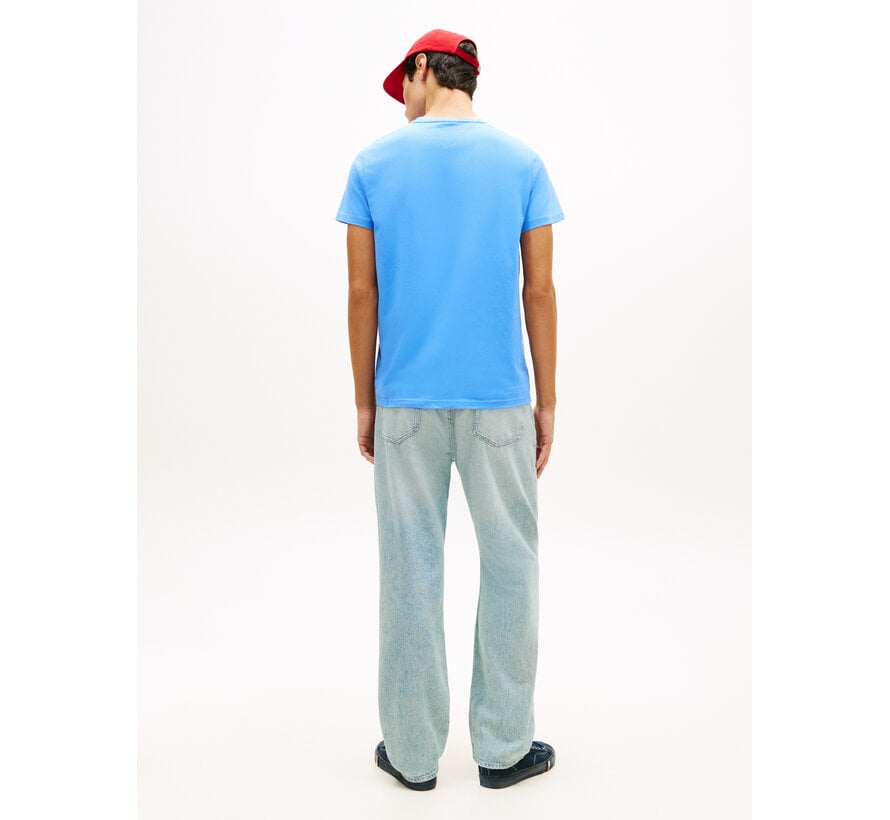 Tommy Hilfiger Jeans T-shirt Slim Fit Blue Twilight (DM0DM22538 - C38)