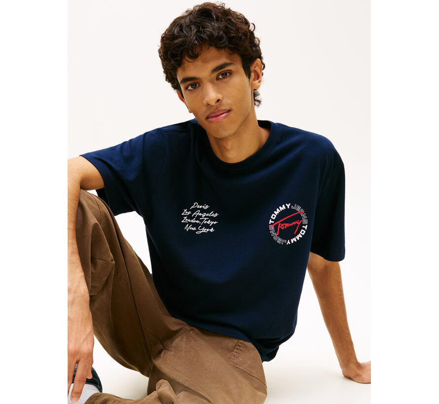 Jeans T-shirt Relaxed Fit Night Navy (DM0DM22535 - C1G)