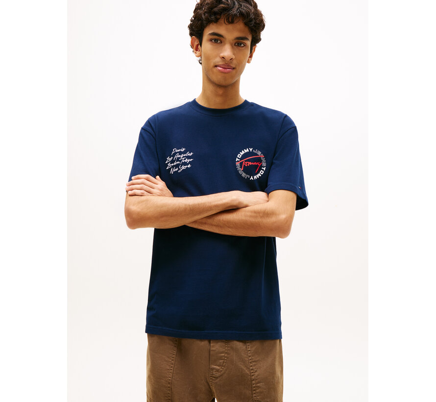 Jeans T-shirt Relaxed Fit Night Navy (DM0DM22535 - C1G)