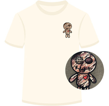 Wrong Friends Wrong Friends T-shirt Cabri Coconut White (WF1221)