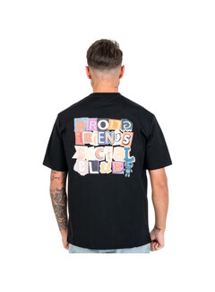Wrong Friends T-shirt Social Club Black (WF1229)
