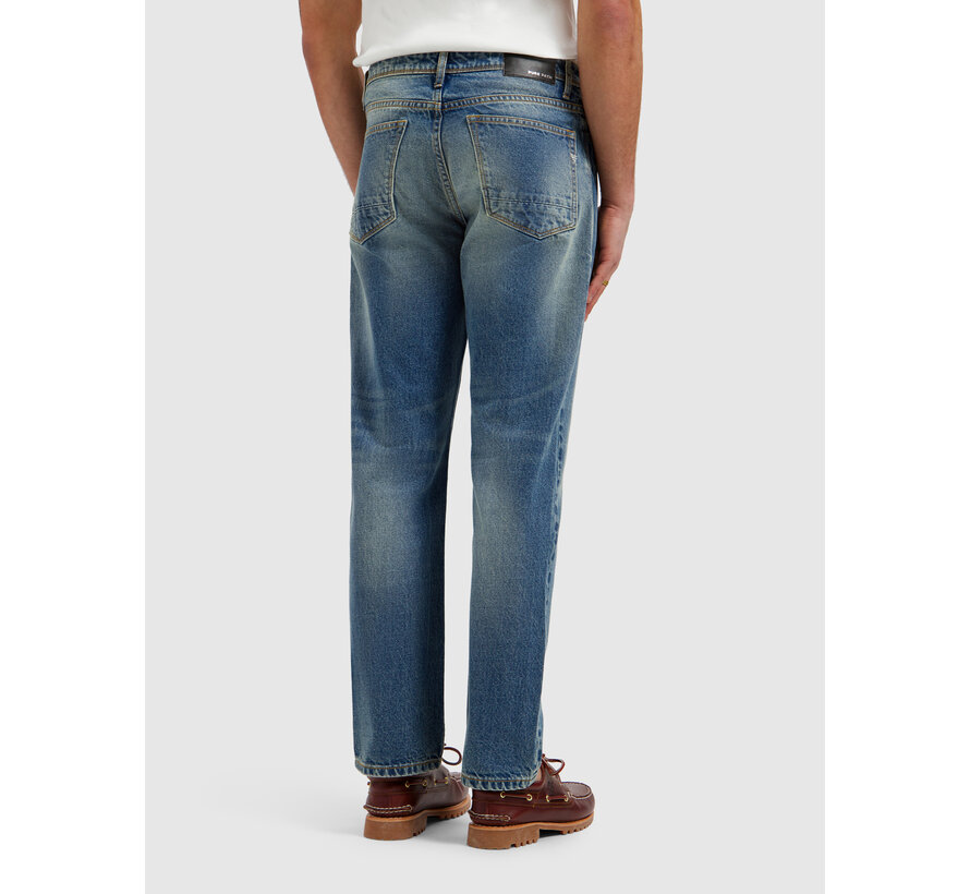 Pure Path Jeans The Eric Regular Fit Denim Blue Green (W3016)