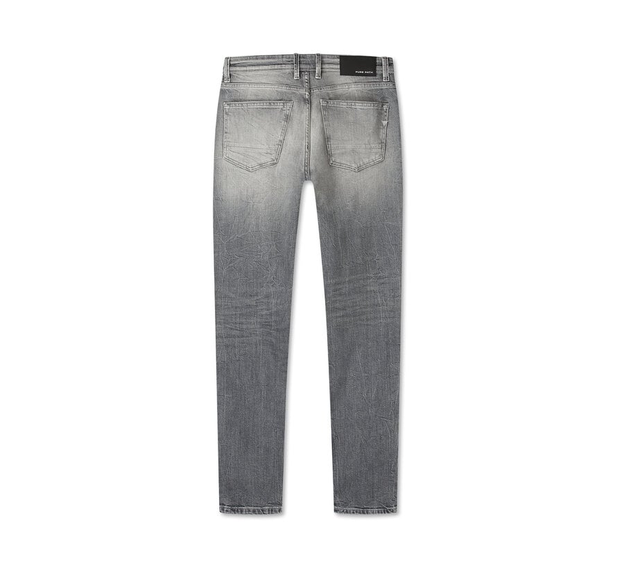 Pure Path Jeans The Ryan Slim Fit Denim Mid Grey (W3013)