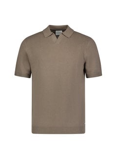 Roy Robson Knitted Polo Brown ( 091 16855 1279500 - A230)