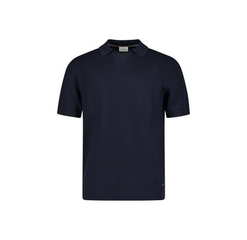 Roy Robson Knitted Polo Navy ( 091 16855 1279500 - A401)