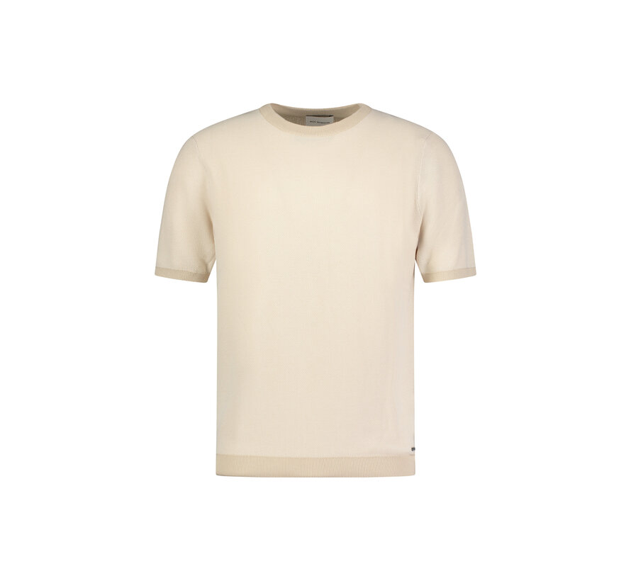 Knitted T-shirt Light Brown (091 16865 1279400 - A250)