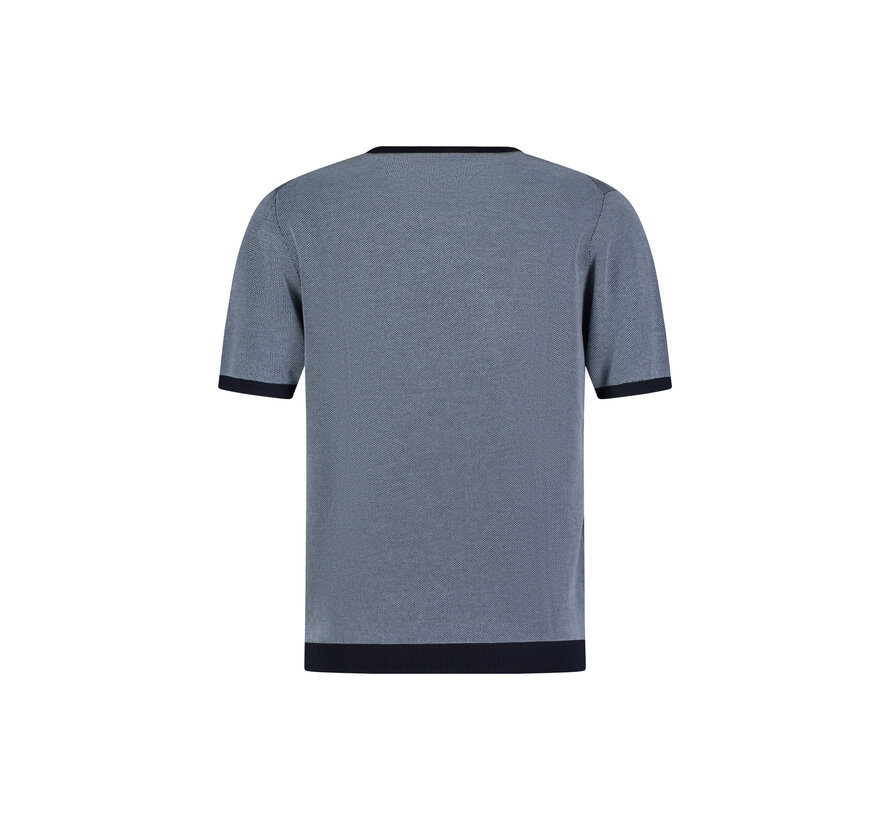 Knitted T-shirt Dark Blue (091 16865 1279400 - A401)
