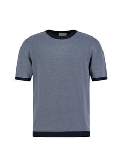 Roy Robson Knitted T-shirt Dark Blue (091 16865 1279400 - A401)