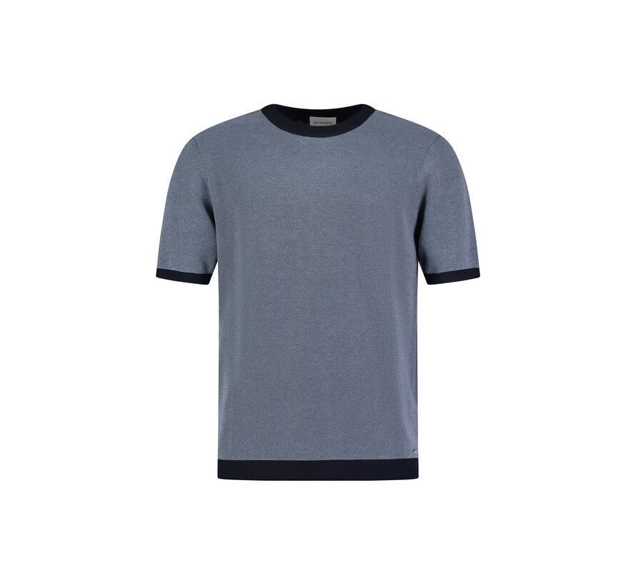 Knitted T-shirt Dark Blue (091 16865 1279400 - A401)