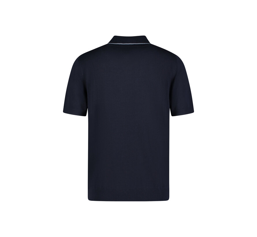 Knitted Polo Dark Blue (091 16866 1279200 - A401)