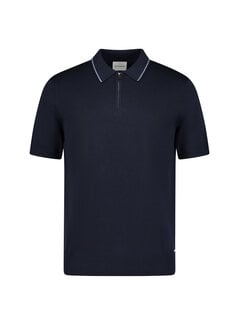 Roy Robson Knitted Polo Dark Blue (091 16866 1279200 - A401)
