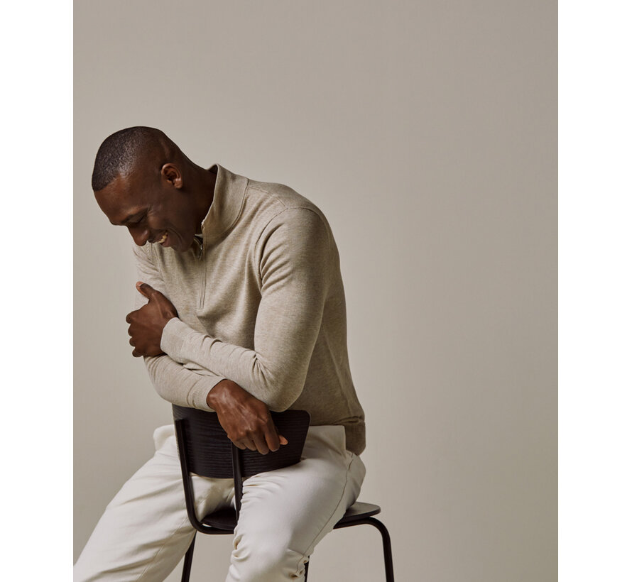 Pullover Halfzip Beige (PP2J00010C)