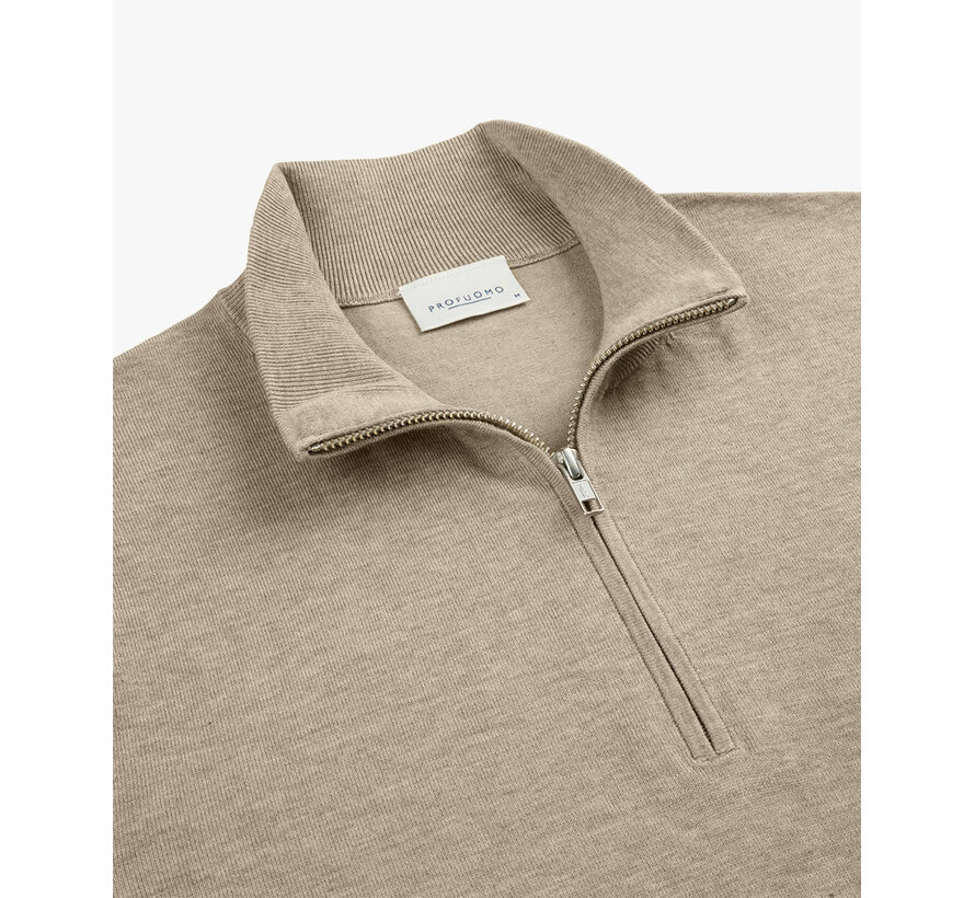 Pullover Halfzip Beige (PP2J00010C)