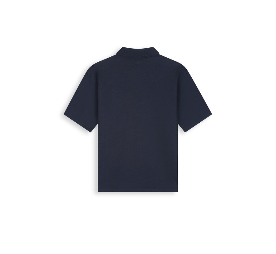 Pure Path Polo Structure Dark Navy (26010115 - 57)