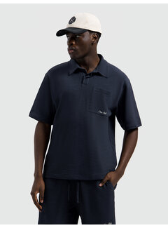 Pure Path Polo Structure Dark Navy (26010115 - 57)