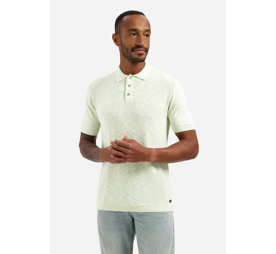 Polo Pullover Short Sleeve Slub Seagreen (31240263SN - 057)
